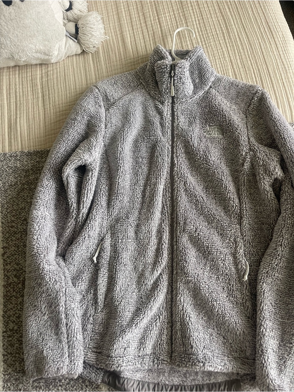 The North Face Osito Fleece Jacket Gray Full-Zip